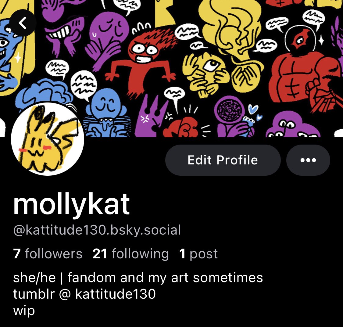 i have this now
i’m basically done with twitter for the foreseeable future
also working on making an instagram i’ll post about it when it’s done
mostly active on my tumblr including sideblogs (all listed on main @ kattitude130)