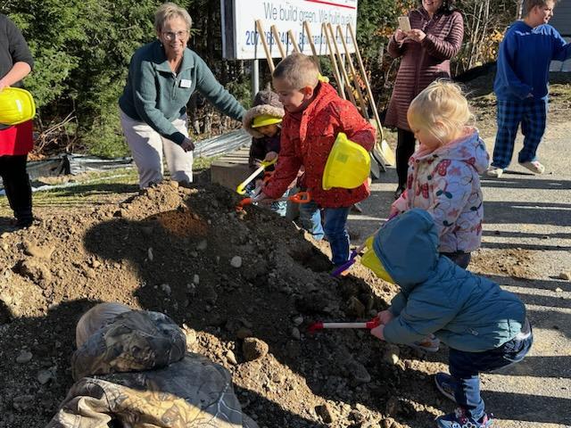 Katahdin Higher Education Ctr broke ground for the early childhood expansion &amp; renovation. Penquis President &amp; CEO Kara Hay spoke on our 18-year partnership with the center &amp; the excitement of being part of this expansion addressing the needs for quality early care in the region.