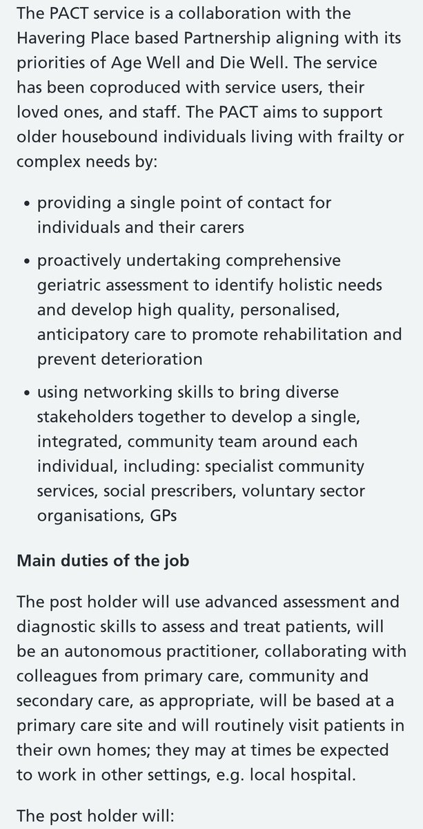 HealthPhysio's tweet image. ⭐New roles to support integrated care:
👉🏾Working ‘up stream’ – 
👉🏾Highlighting risks early, 
👉🏾Maximizing voluntary sector, 
👉🏾Providing a single point of contact for patients, families and services.  

#AdvancingPractice2023 #ACP

jobs.nhs.uk/candidate/joba…