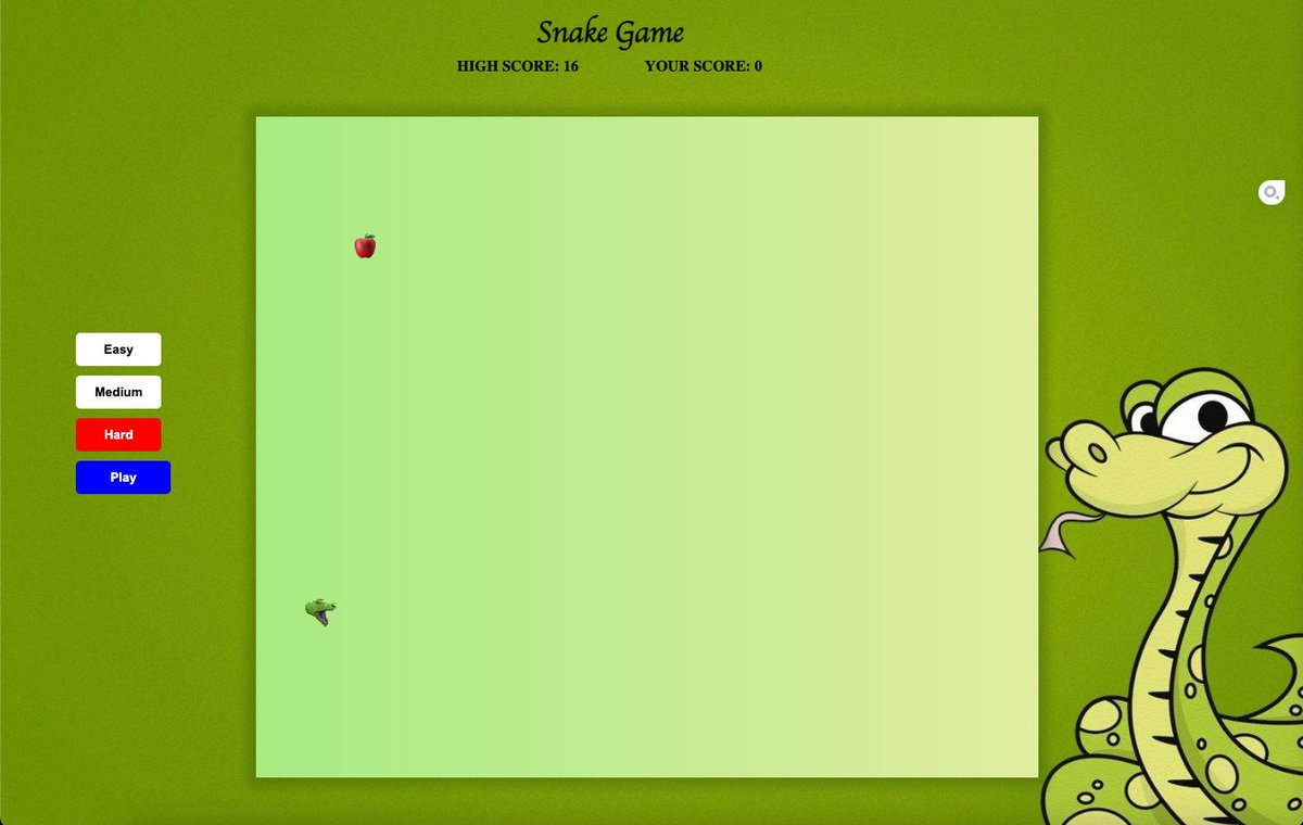 meDeepalilodhi's tweet image. 🚀 Day 21 of #30Days30JSProjects: Get ready to slither and score in the classic Snake Game! 🐍🍎

Project Link: [serpentine-challenge.vercel.app] 🌐 Code in my github 📦

Playing games and coding - a perfect combo!  💻🎮 #JavaScript #100DaysOfCode #LearningInProgress #buildinpublic