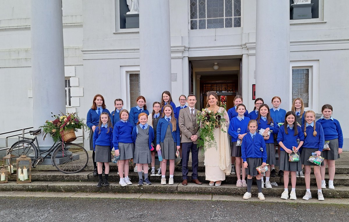 Congratulations to Mr &amp; Mrs Delaney! Very proud of our St Joseph's Choir, singing for their teacher's wedding today! Best wishes for the future guys!