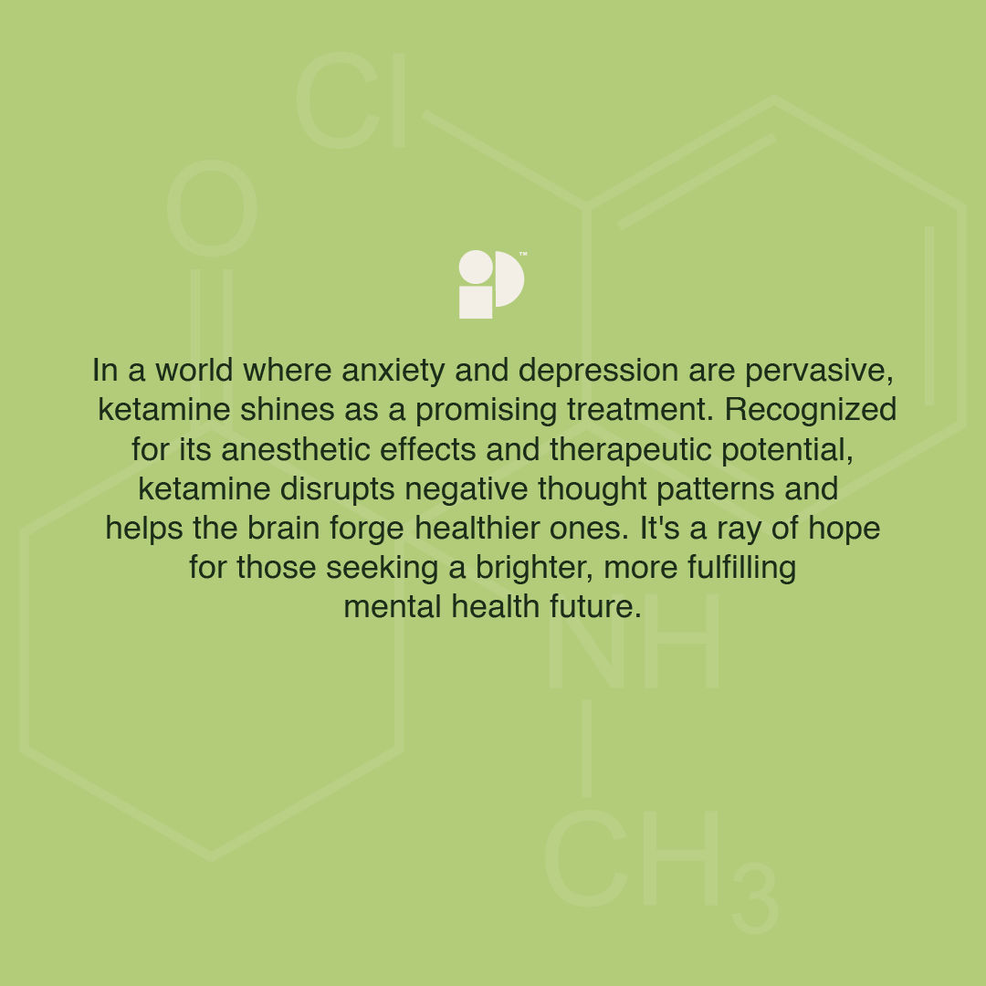 Renowned for its anesthetic properties and therapeutic potential, ketamine disrupts the grip of negative thought patterns and paves the way for the brain to forge healthier pathways. Learn more today by visiting getpsychmd.com #PsychMD #mentalhealth #ketamine #ketamine