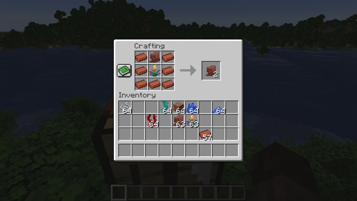 benracer85's tweet photo. Mise à jour du datapack avec l'ajout de recettes pour dupliquer les tessons de poterie. 🏺
4 Exemples en images.
@Minecraft @Mojang #Minecraft #MinecraftJavaEdtion
#Datapack https://t.co/zdyWvfhz6C
