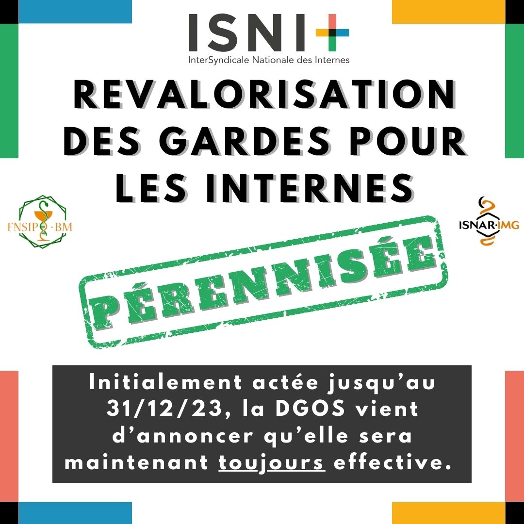 ISNI - InterSyndicale Nationale des Internes tweet media