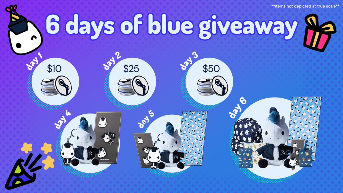 Join us in celebrating Blue's birthday week with 6 Days of Blue!!✨🎂 First things first: We've got some exclusive Blue merchandise to giveaway. Like this post and RT to enter and win some fun prizes!💙