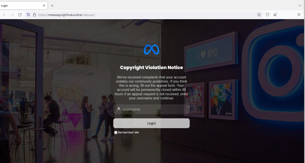 v4ensics's tweet image. Another #phisher abuses #GoogleNotifications (https[:]//notifications.google.com/g/p/ANiao...) to direct victims to https[:]//bio.site/ig.fb and then to https[:]//metacopyrighthub.online/helpuser/