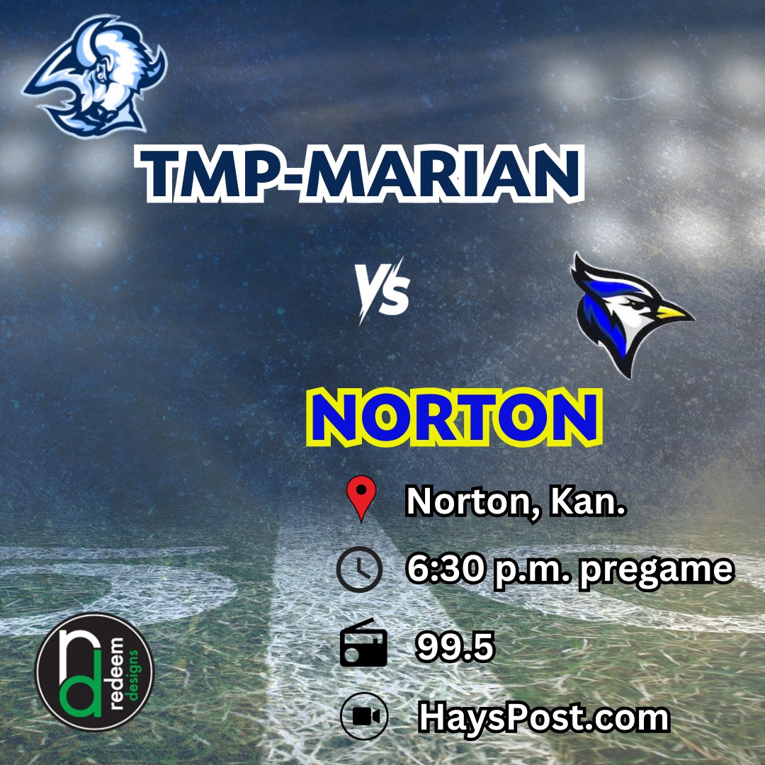 🏈TMP-Marian @ Larned
⏰6:30 p.m.
📻KHAZ (99.5)
📺hayspost.com/posts/2fb71152…
🎙️<a href="/jzweygardt/">Jonathan Zweygardt</a>