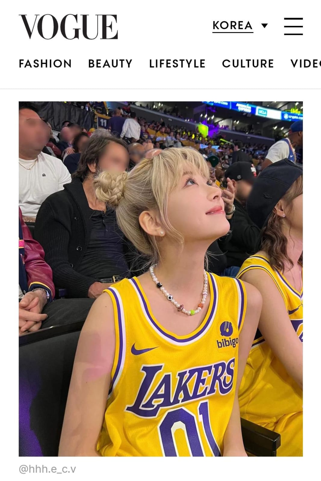 p*e様 Lakers LE SSERAFIM Eunchae ユニフォーム ウ Lakers LE SSERAFIM Eunchae ユニフォーム ウンチェ 16歳で