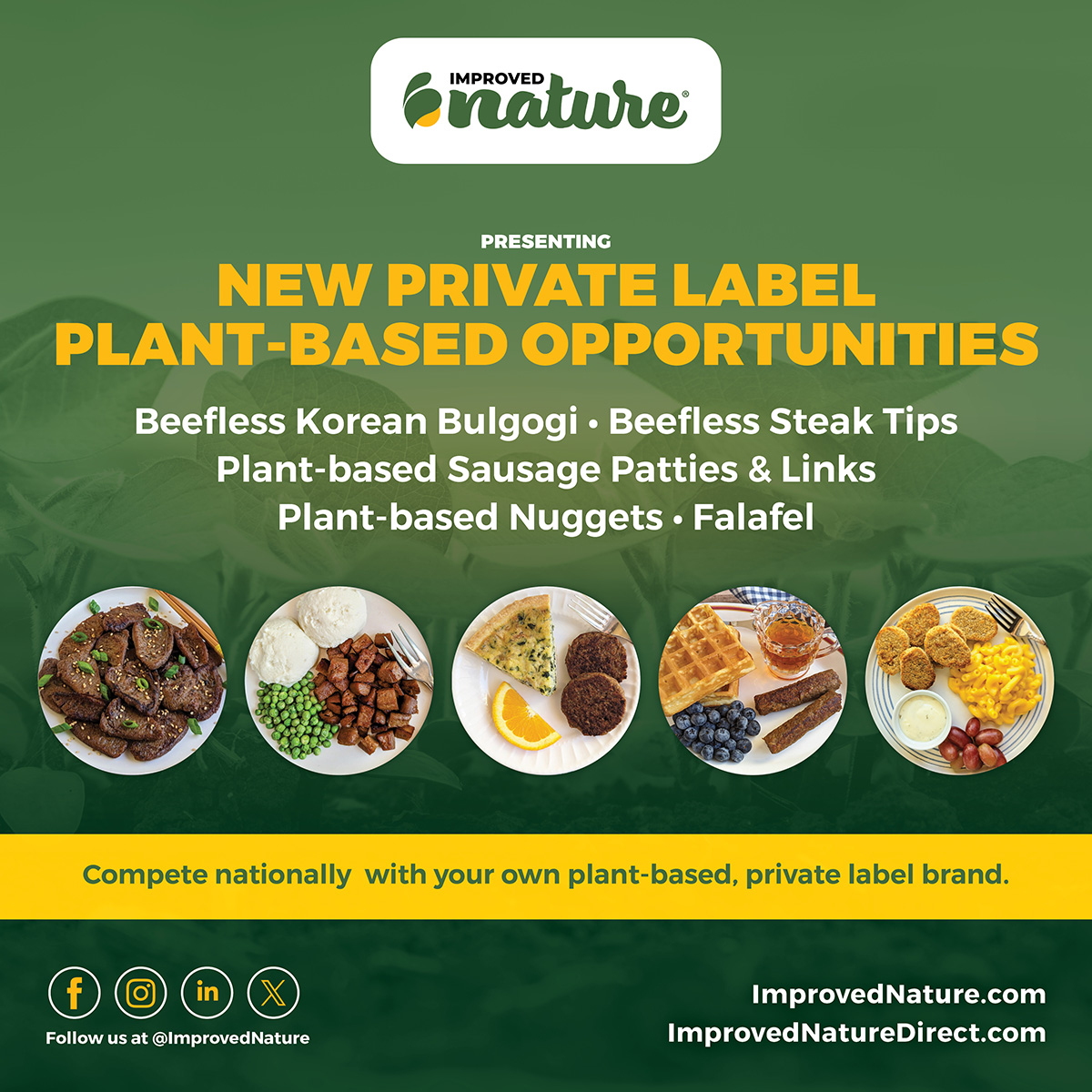 We are excited to be announcing some new products at PLMA’s Private Label Trade Show from November 12-14 in Chicago. We will be at Booth F2015, showcasing our new heat and serve category for food service and retail brands.

Learn More Here: ow.ly/YIy050Q2ZQ1