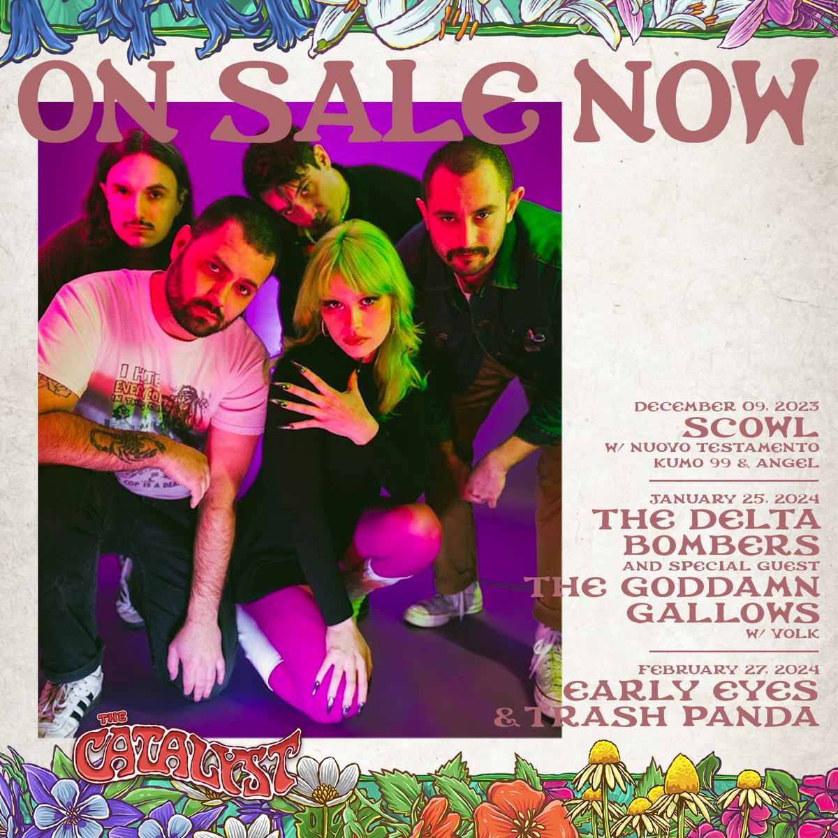 ON SALE NOW 📢
Tickets available ➡️ Catalystclub.com