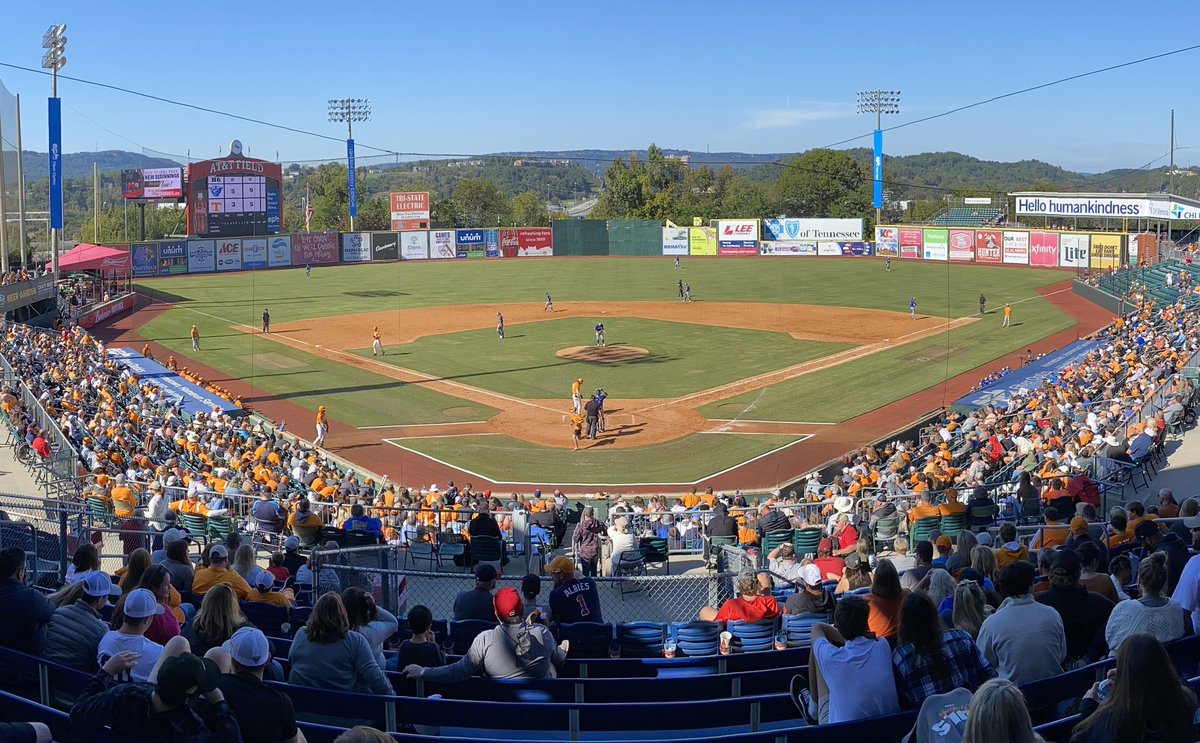 Missing baseball at AT&T Field? SURPRISE! Tennessee Vols baseball is coming to town to play their Annual Fall World Series next Friday, Nov 10th & Saturday, Nov 11th here at AT&T Field! Tickets will go on sale Monday, Nov 6 at 10 am EST. Details 👉 tinyurl.com/bddwhhv2