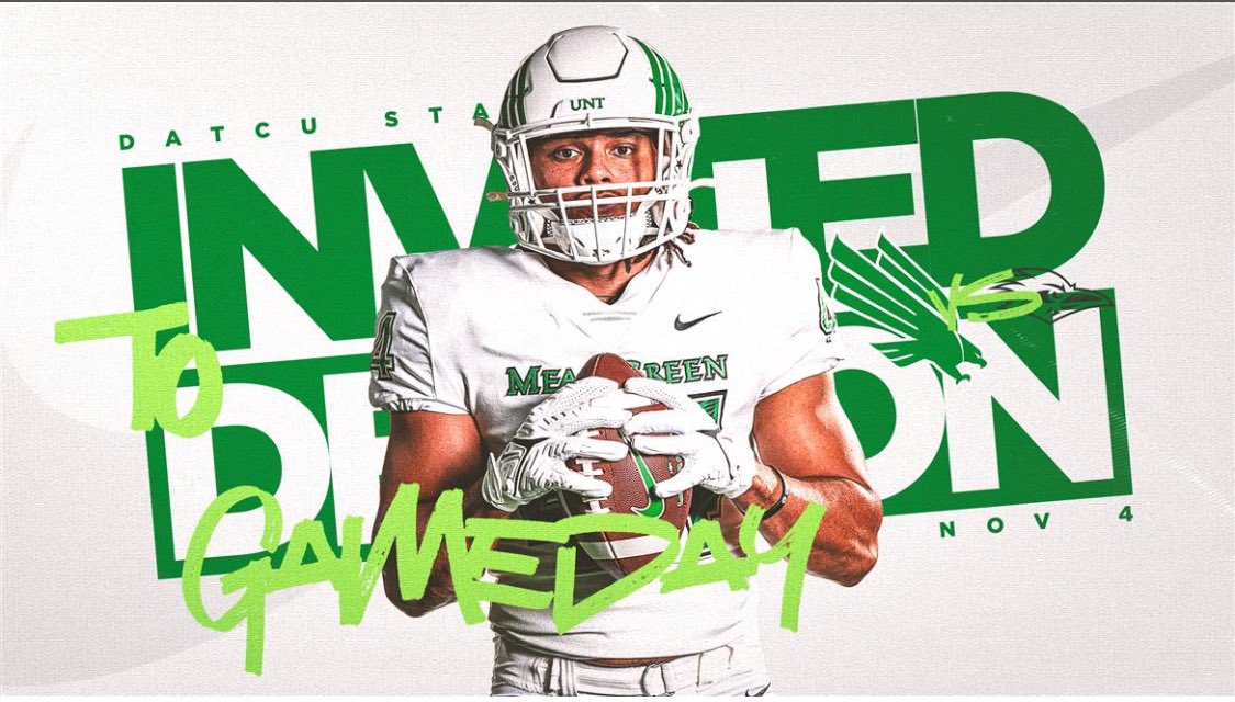 Thank You @TrustMyEyesO for the game invite!#GMG🟢⚪️ @__CoachMorris @CalvinLDavis3 @MeanGreenFB