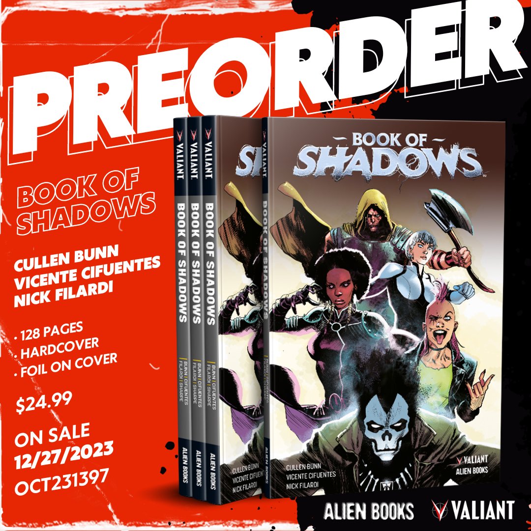 🔮 Prepare for a supernatural event like no other! 🔮

#Shadowman. #EternalWarrior. #PunkMambo. #DoctorMirage. These supernatural protectors of the Valiant Universe are joining forces for the first time to confront the terrifying ancient threat: Exarch Fane.
