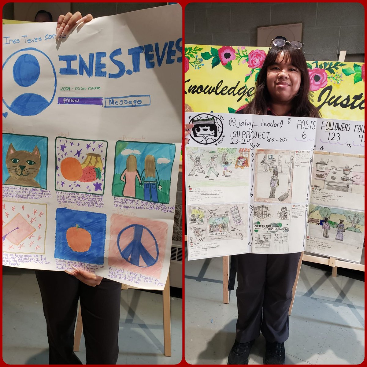 romeroraiders's tweet image. The symbols, incorporated in these Grade 9 Religion Projects, reflect past, present, and future God-given gifts + talents!
Great work, Emily, Igor, Ines, Jaivy, and Athena! 👏
#DifferentiatedLearning
#Creativity