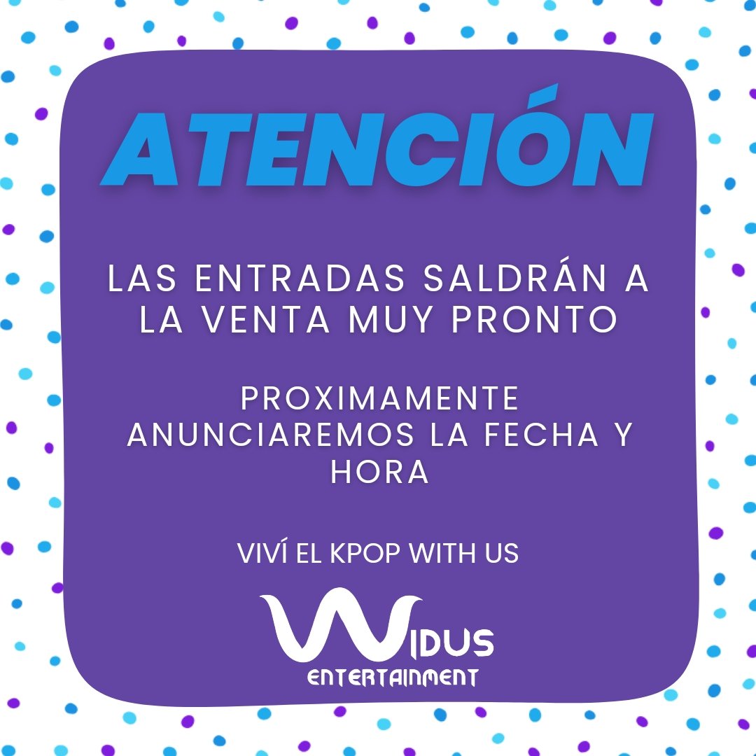 WidusEnt's tweet photo. ¡Atención! 🥳

En los próximos días comenzará la venta de entradas para el concierto

Próximamente estaremos anunciando la fecha y hora a la que comenzará la venta 💙

Gracias por ser paciente 🫰🏼

Viví el kpop With Us

#KPOP #KPOPCOSTARICA #KPOPCONCERTS #WIDUS https://t.co/B3NkA2UX6z
