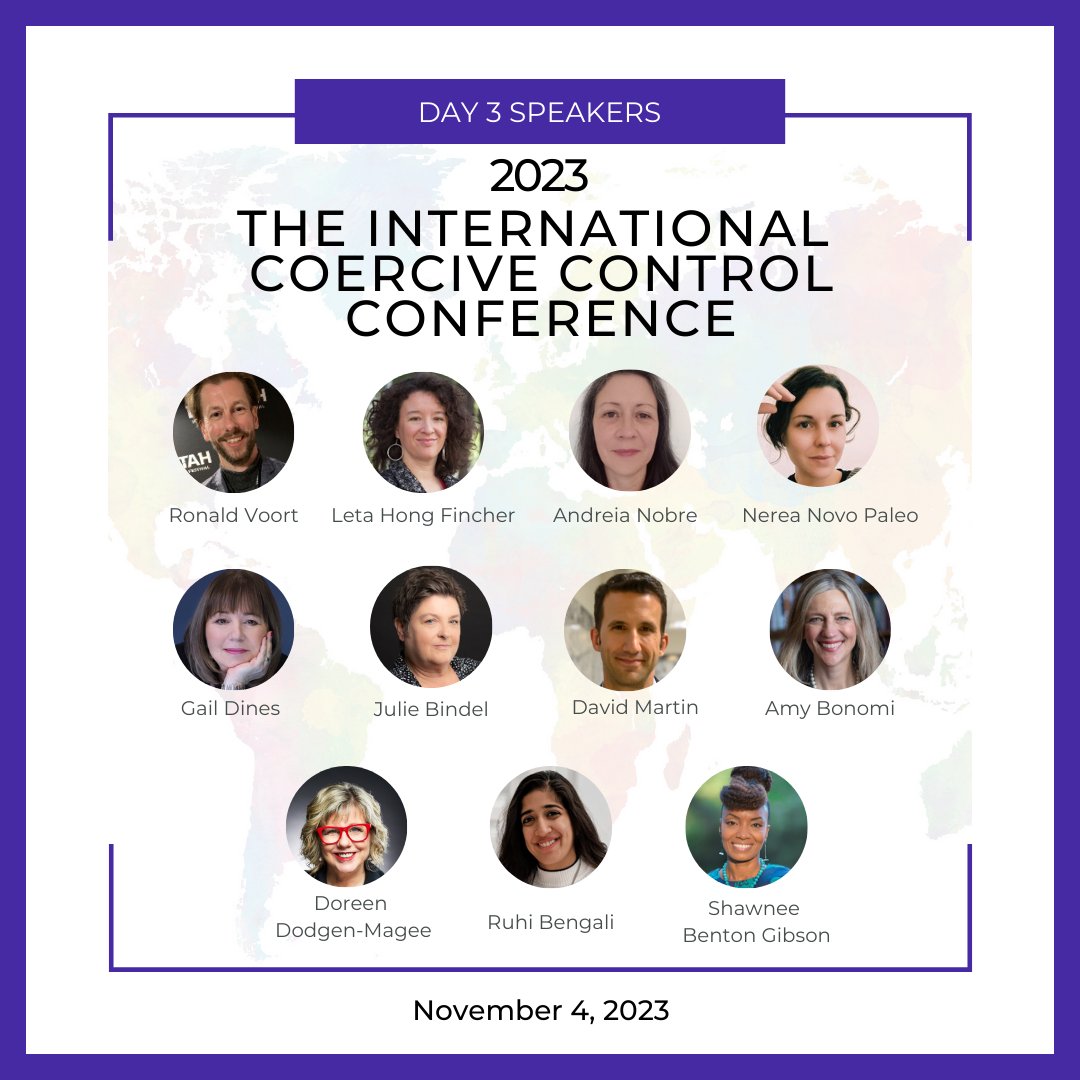 The International Coercive Control Conference tweet media