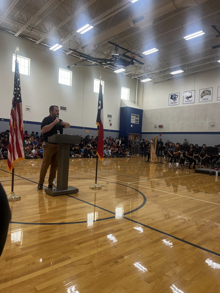 Monica Collins (@mrscollins1787) on Twitter photo We had an amazing Veterans Day Assembly today <a href="/PearsonRanchMS/">Pearson Ranch MS</a>! Band, choir, orchestra, & theater students performed. One of our history teachers was a guest speaker, and donuts and breakfast tacos were served. Veterans left with words of appreciation from our students. Thank you! We had an amazing Veterans Day Assembly today <a href="/PearsonRanchMS/">Pearson Ranch MS</a>! Band, choir, orchestra, & theater students performed. One of our history teachers was a guest speaker, and donuts and breakfast tacos were served. Veterans left with words of appreciation from our students. Thank you!