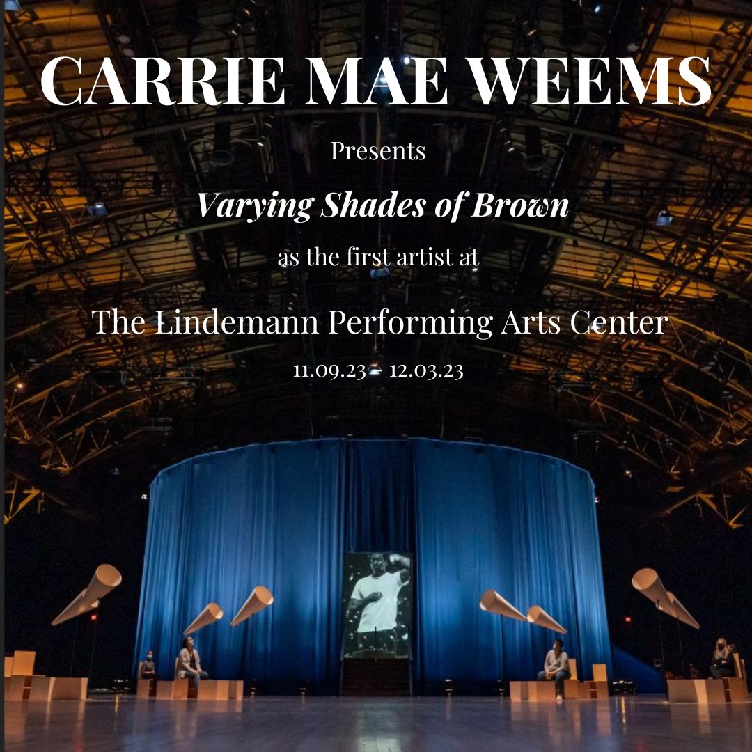 Dear friends, I’m honored to be the first artist to present my project “Varying Shades of Brown”, at the newly opened The Lindemann Performing Arts Center. I look forward to seeing you there @BrownUniversity . 11.09.23-12.03.23