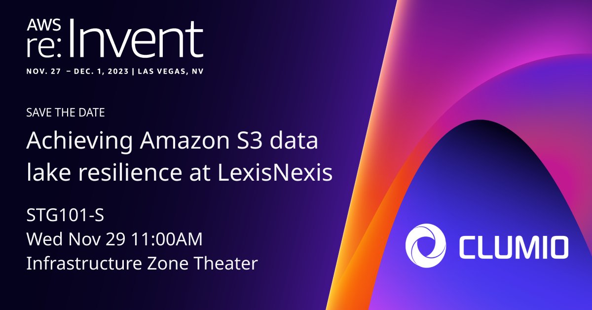 LexisNexis has amassed a vast #data lake of billions of legal and news documents on #AmazonS3. Learn how they ensure resiliency by leveraging backups, reducing the recovery time of their’ 800 TiB Amazon S3 environment from days to hours.
#cloud
bit.ly/40ot08g