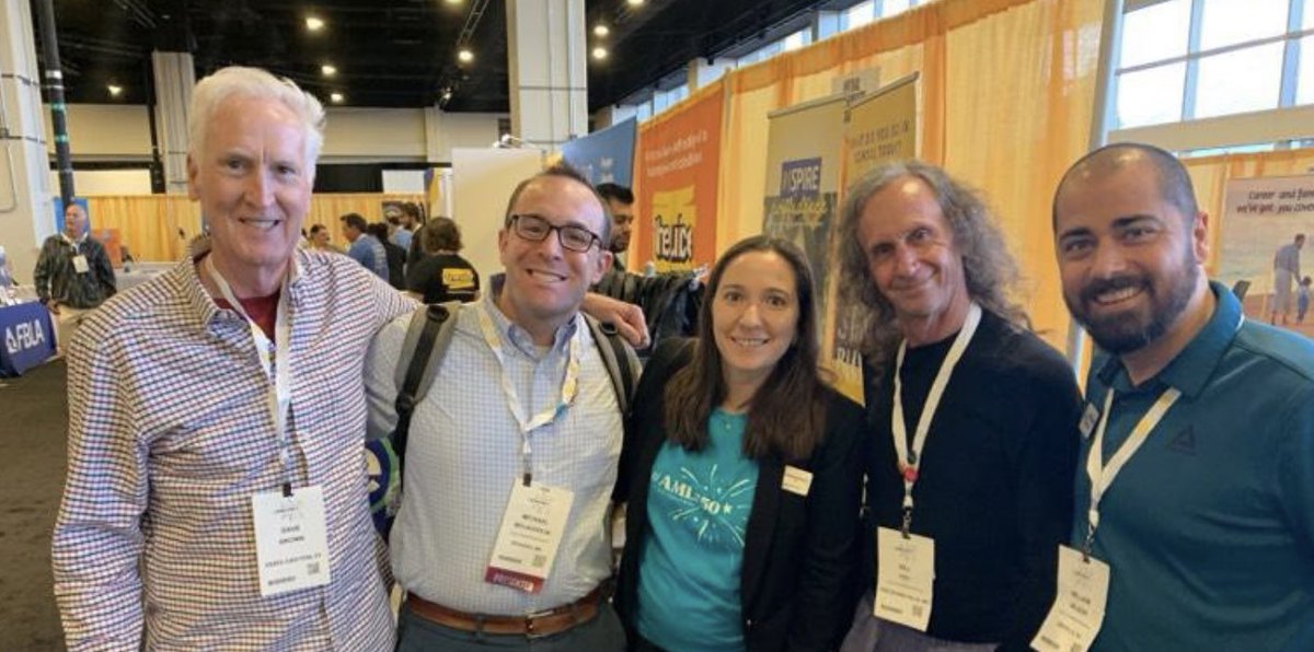 TheRealNELMS's tweet photo. Members of @TheRealNELMS Board of Directors with @steph_auditore at #AMLE50.  What a wonderful conference @AMLE has put together!
Congratulations on 50 years promoting and shaping middle level education, and our very best for the next 50! https://t.co/7g2D13VNZV