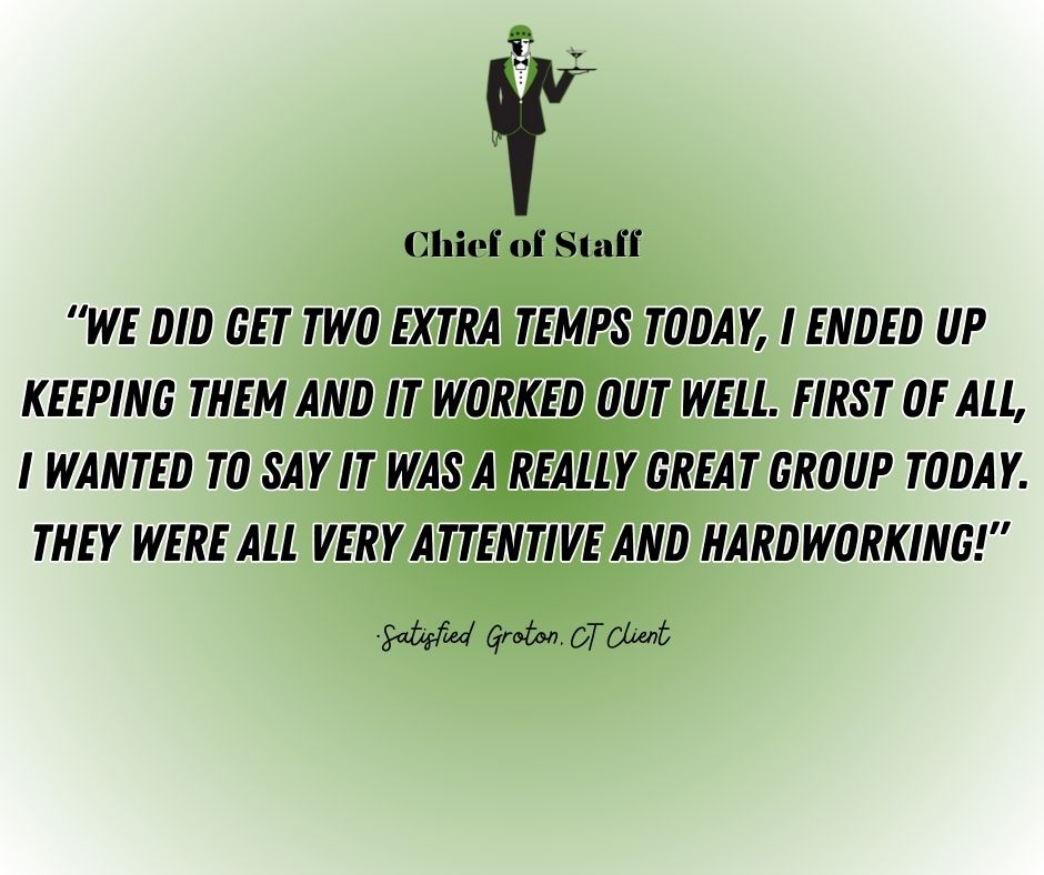 We always encourage feedback from our clients!

#hospitalitystaffing #hospitalityexperiences #hospitalityservices #hospitalityindustry #eventplanning #catering #eventmanagement #specialevents #eventvenue #gourmetcuisine #finediningexperience #eventdecor #foodandbeverage