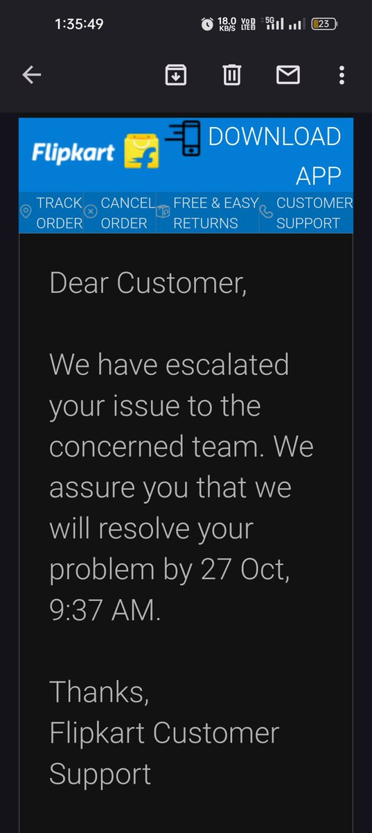 manoj232kumar's tweet photo. @SAHILSABHERWAL4 @BandBajaateRaho @Flipkart @flipkartsupport @jagograhakjago They r looters, my product is in shipment stage nd dey ask me to cancel it nd forget it, or reorder it but the price has increased now nd who will bear the extra cost ?

They have no answer.

They r looters and FRAUDSTERS. https://t.co/LpDvfR6qN8
