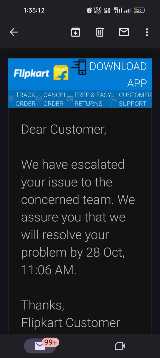 manoj232kumar's tweet photo. @SAHILSABHERWAL4 @BandBajaateRaho @Flipkart @flipkartsupport @jagograhakjago They r looters, my product is in shipment stage nd dey ask me to cancel it nd forget it, or reorder it but the price has increased now nd who will bear the extra cost ?

They have no answer.

They r looters and FRAUDSTERS. https://t.co/LpDvfR6qN8