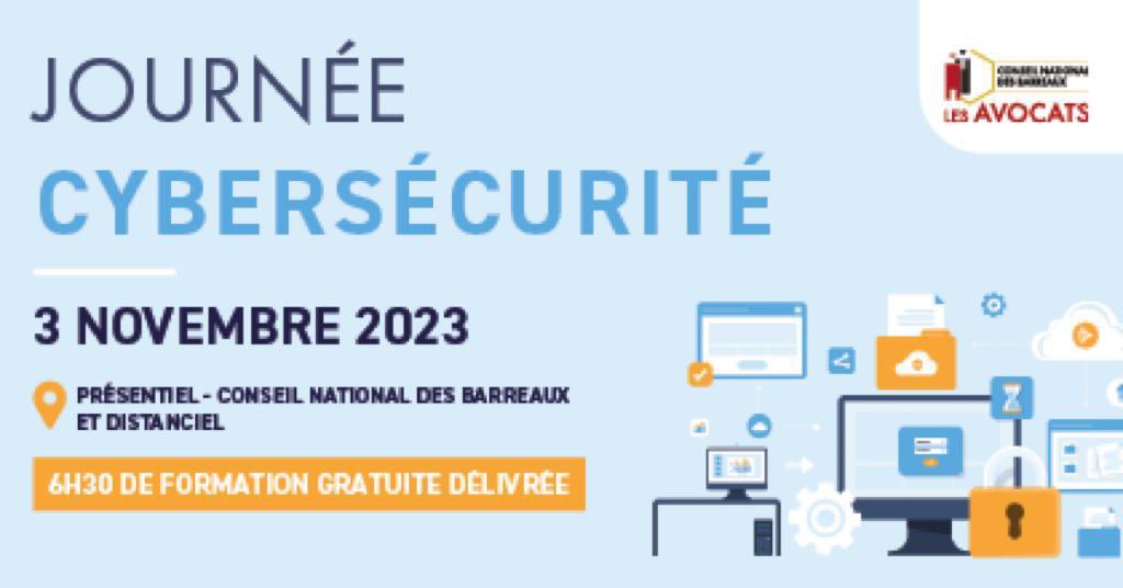 fnuja's tweet photo. 🔵🟡 #cybersecurité la numérisation s’accompagne de cyber risques à anticiper. 🙏🏼@CNBarreaux pour cette journée de formation dédiée à la prévention, à @PBrasquies et à @maitre_chouam, pour leurs interventions. https://t.co/9ykwp6ttIi
