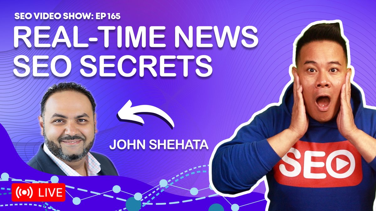 paulandre's tweet photo. 🔴 Going live with @JShehata 📰  #SEO for News, Google Discover &amp; SGE today 11/3 11am PST!

🎥 https://t.co/q2WTNoJF3A https://t.co/qp2vSqur7F