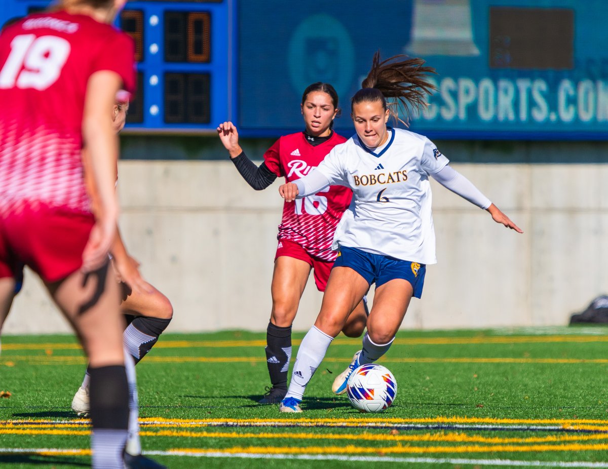 peytonmck's tweet photo. A few shots from @QU_WSOC's win over Rider yesterday afternoon. The Bobcats will face @StagsWSoccer on Sunday for the MAAC Title.

📸 for @QUChronicle | @QUChronSports https://t.co/tE3aVQzLEB