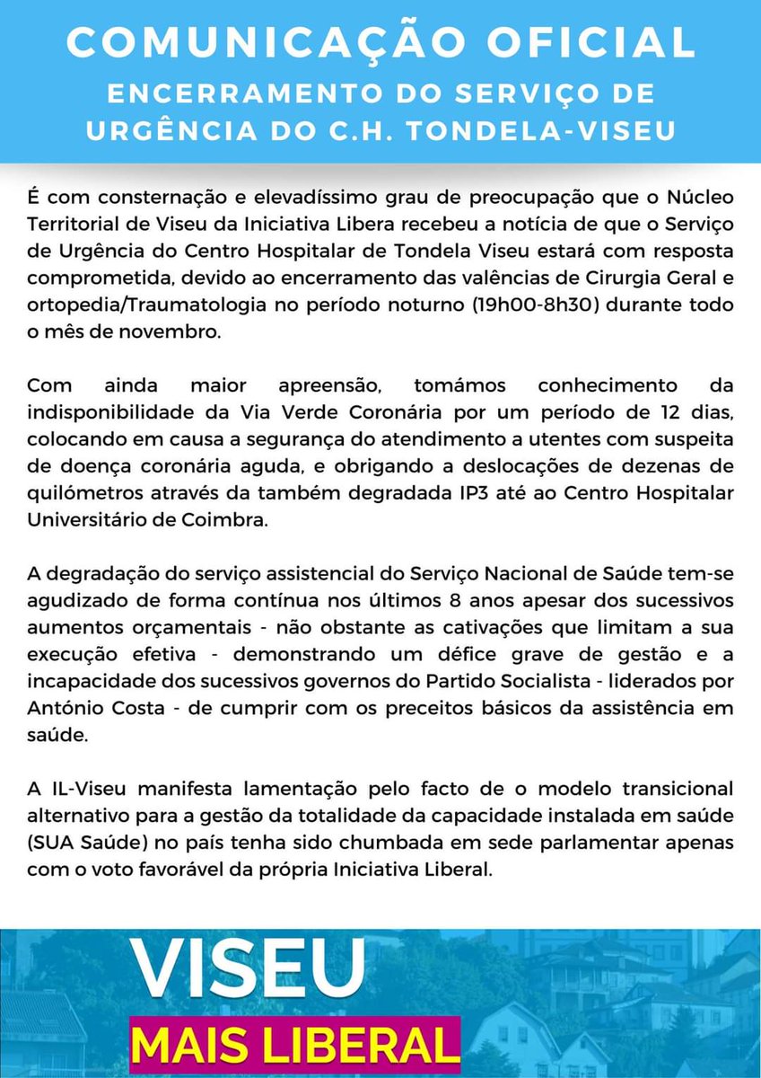 LiberalViseu's tweet photo. promessas do Governo do Partido Socialista quanto ao futuro Centro Oncológico de Viseu. 

(5/5) https://t.co/MzxtVyPI3I