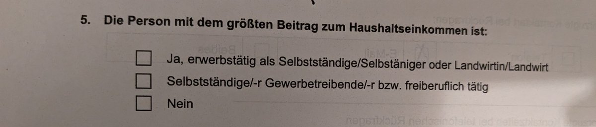 Ich bin Nein.