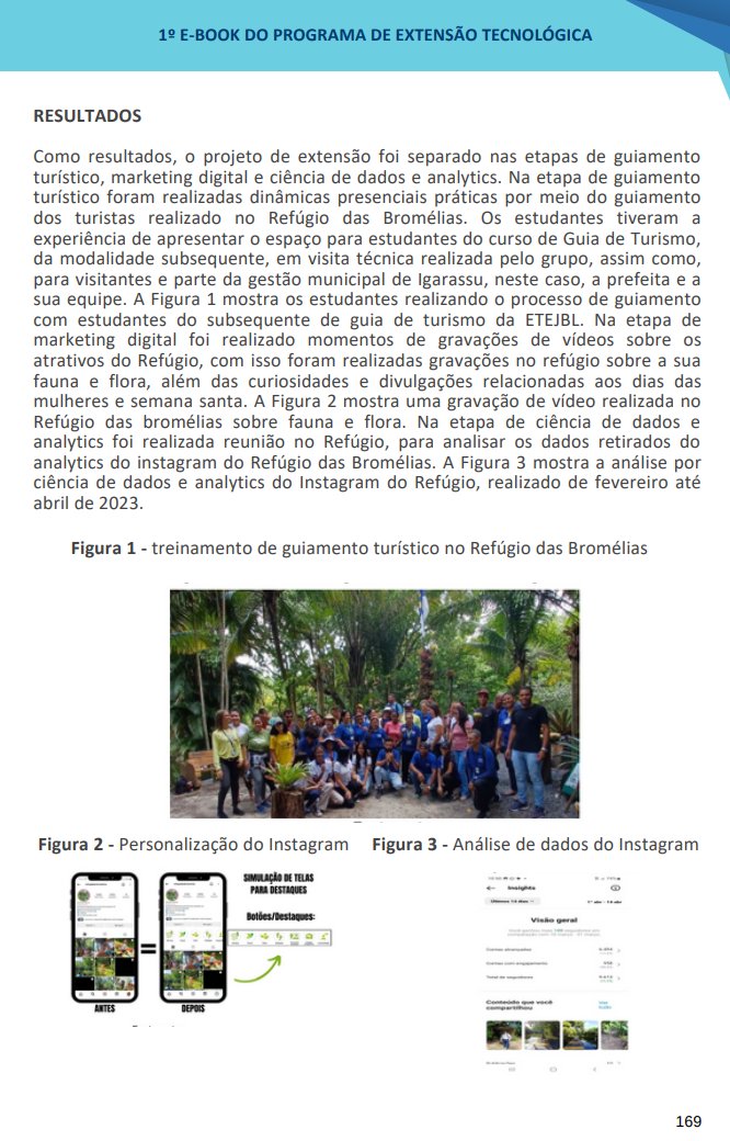 Projeto de Extensão Tecnológica Marketing Digital analisado por Ciência de Dados e Analytics aplicado em gerenciamento turístico.  #SECTI #FACEPE