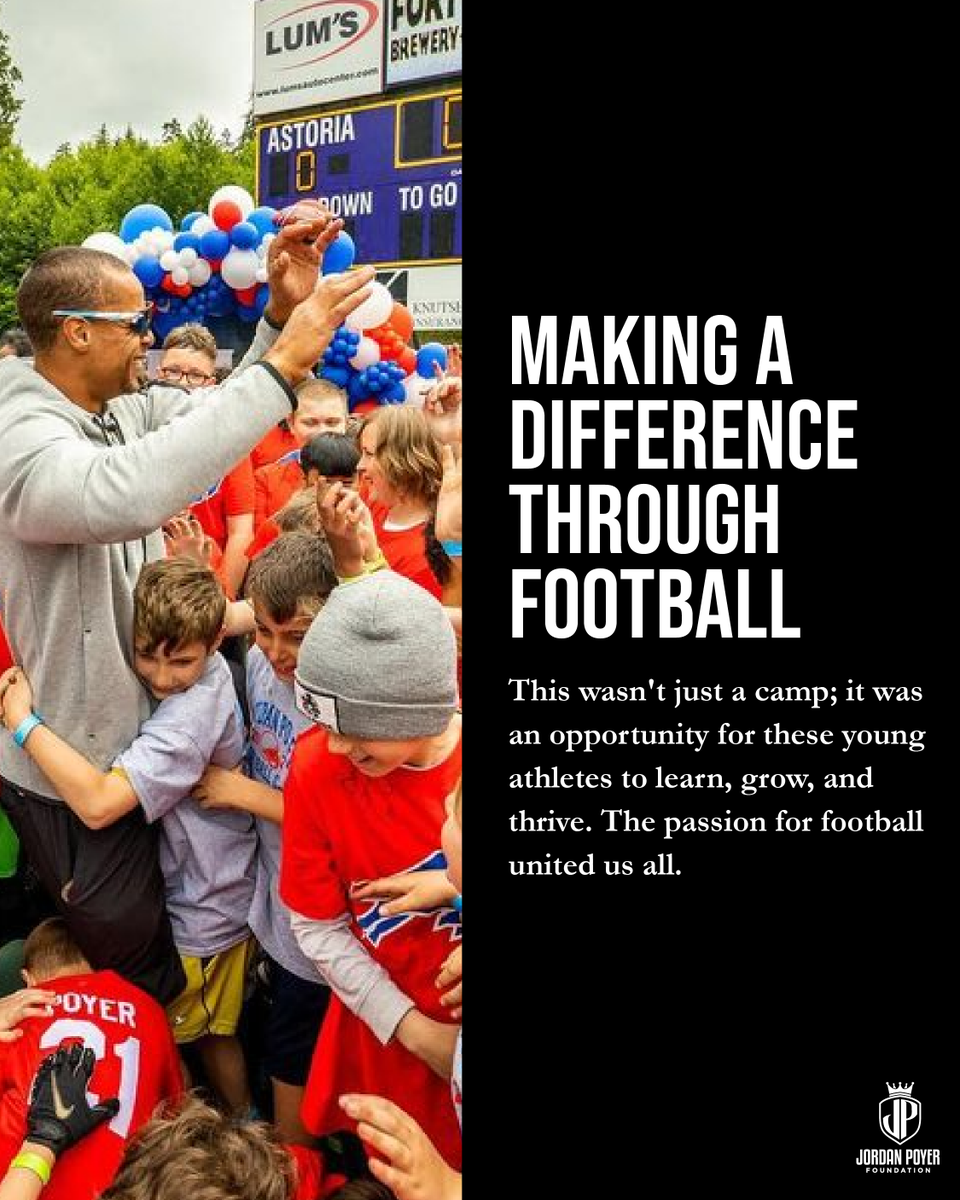 jpfoundation21's tweet photo. 🏈✨ #TBT to last year's Jordan Poyer Football Camp✨🏈

Join us on a journey back to the Jordan Poyer Football Camp 2022. We're excited to relive these moments with you. If you'd like to be part of our upcoming events, drop a comment and stay tuned to our social media🔥 https://t.co/8rBI2VGfCq