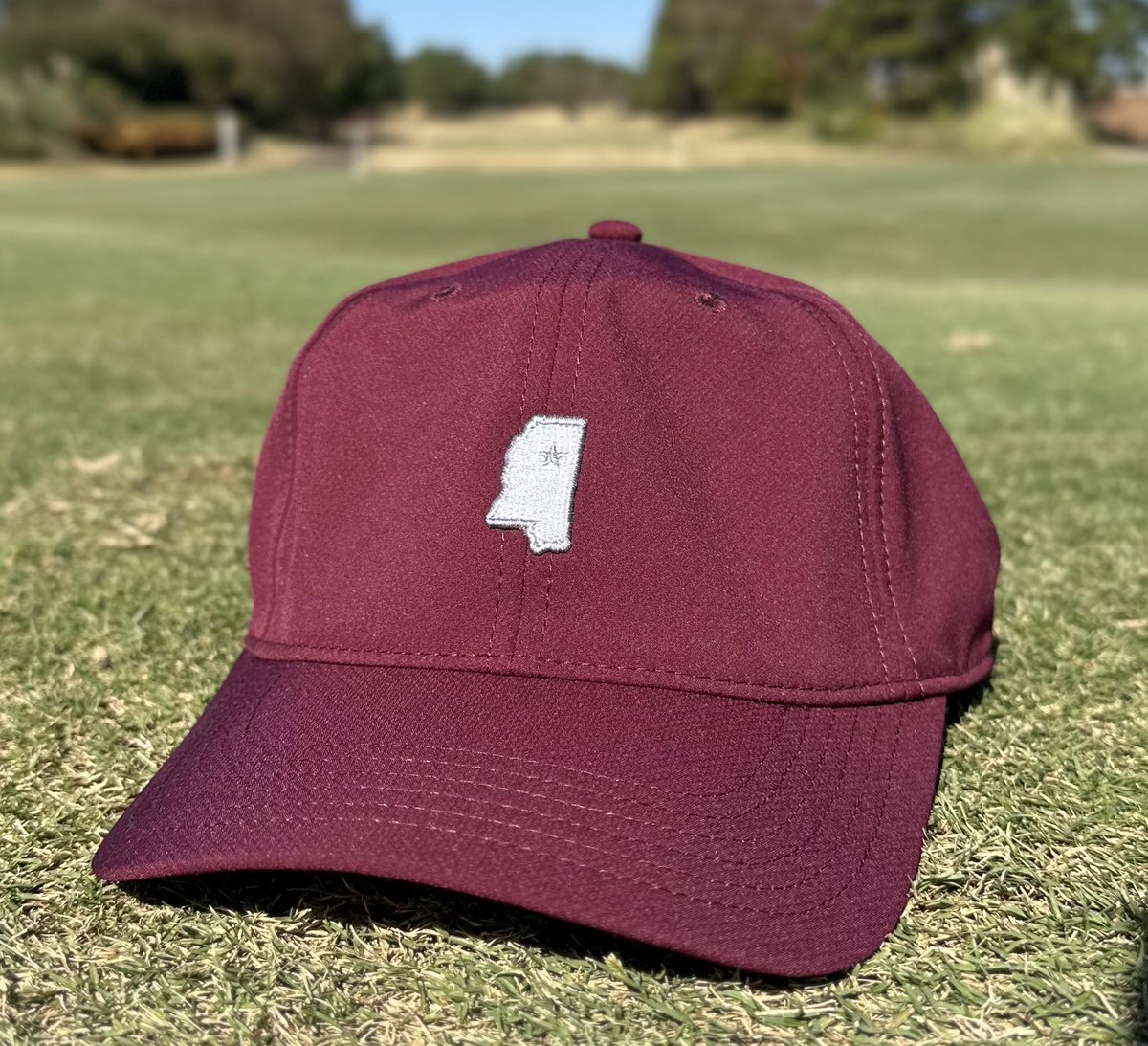 A new logo added to the hat line up from @aheadusa Available only in maroon and one-size-fits-all. More sizes and colors will be added soon! Stop by in person or find it online at golfshop.msstate.edu!