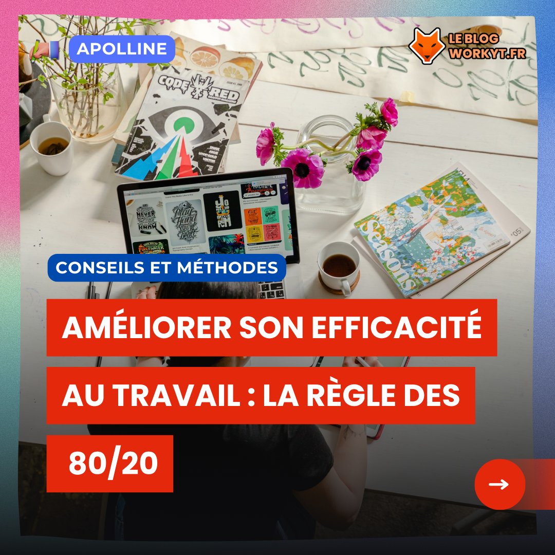Workyt_fr's tweet photo. NOUVEL ARTICLE 📝

AMELIORER SON EFFICACITE AU TRAVAIL : LA REGLE DES 80/20.

Voir la totalité de l'article sur : https://t.co/gWQ5ANX7jo

Notre serveur discord : https://t.co/35W0rBtKAp 

Notre site : https://t.co/EiEWDOmQEw

#associations #scolaire #etudiant #lycée #economie https://t.co/qTdhxrFXcj