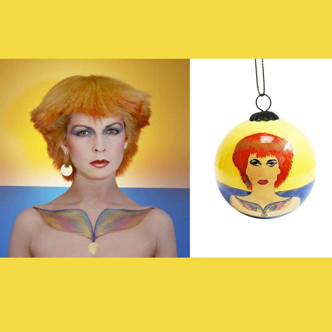 A limited stock of -#Toyah baubles is available in the shop! toyahandrobert.mymerch.studio/product-catego… These limited edition #baubles are hand painted from the inside, and each one is boxed with a numbered mini card hand signed by #ToyahWillcox