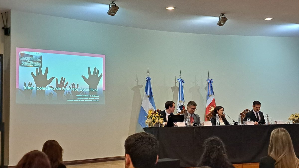 Foro Uruguayo de Derecho Probatorio (@fprobatorio) on Twitter photo Saludamos a todos los amigos y amigas que en estos días participan del Encuentro Nacional organizado por la Comisión de Jóvenes Procesalistas de la <a href="/AADProcesal/">Asociación Argentina de Derecho Procesal</a>.
En especial a los miembros del <a href="/FProbatorio/">Foro Uruguayo de Derecho Probatorio</a>: <a href="/fsedlacek/">Federico Sedlacek</a> <a href="/LuciaFernndezR2/">Lucia Fernández Ramirez</a> y Lara Morquecho 🤩🙌 Saludamos a todos los amigos y amigas que en estos días participan del Encuentro Nacional organizado por la Comisión de Jóvenes Procesalistas de la <a href="/AADProcesal/">Asociación Argentina de Derecho Procesal</a>.
En especial a los miembros del <a href="/FProbatorio/">Foro Uruguayo de Derecho Probatorio</a>: <a href="/fsedlacek/">Federico Sedlacek</a> <a href="/LuciaFernndezR2/">Lucia Fernández Ramirez</a> y Lara Morquecho 🤩🙌
