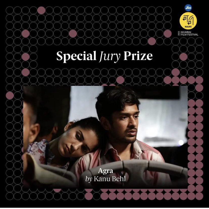 And ‘Agra’ wins the special jury prize at MAMI! So so overwhelmed with all the love the film is getting 🙏