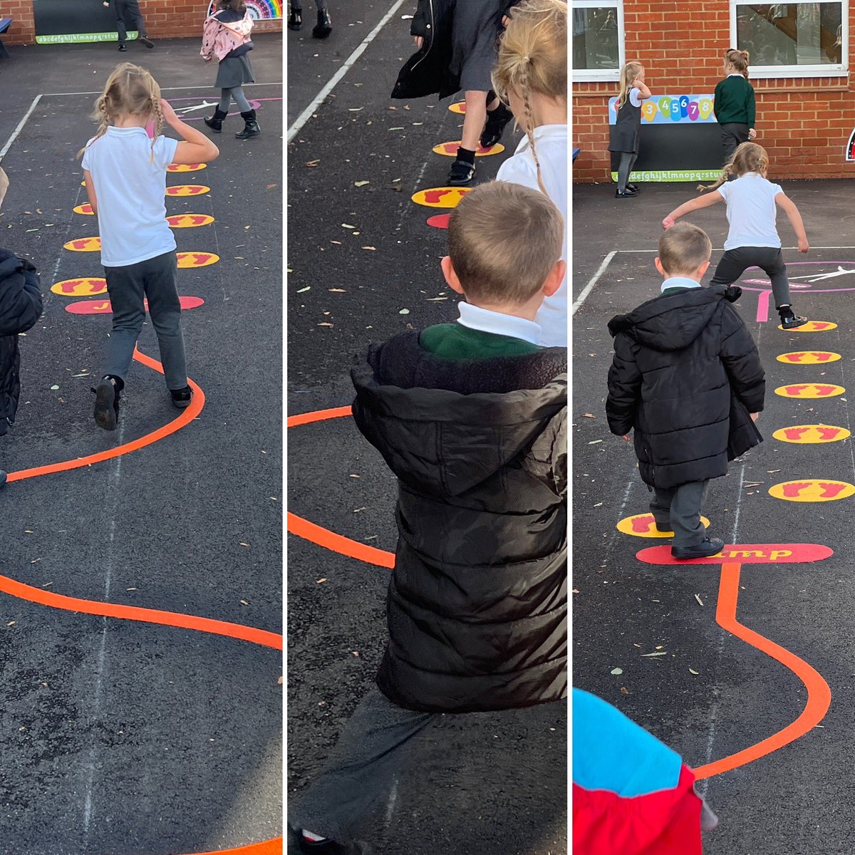RichmondPri's tweet image. The sun came out and the pupils are loving our new @funactiveltd trails and games #activefun #playgroundgames