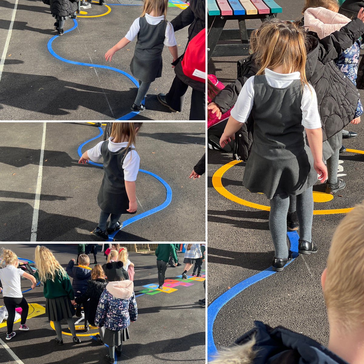 RichmondPri's tweet image. The sun came out and the pupils are loving our new @funactiveltd trails and games #activefun #playgroundgames