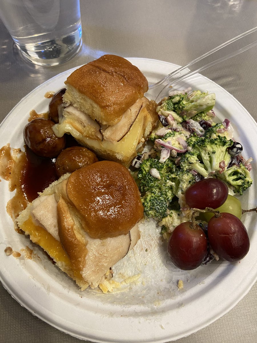 One of the best parts about <a href="/TCTATuscaloosa/">TCTA</a> hosting events is when the Culinary Arts students prepare lunch.  Look at that plate!  Not pictured: the million dollar dip because I already ate it all.