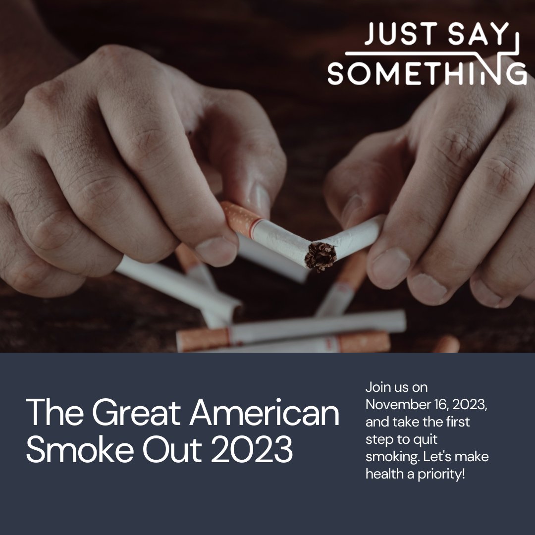 justsaysc's tweet image. TODAY is #GreatAmericanSmokeoutDay!Youth who vape may be @ risk for EVALI or E-cig, or Vaping, Product Use Associated Lung Injury! #StartTalking to youth about its hazardous effects! #QuitVaping #QuitSmoking #Prevention #JustSaySC 

drugfree.org/article/vaping…
truthinitiative.org/what-we-do/qui…