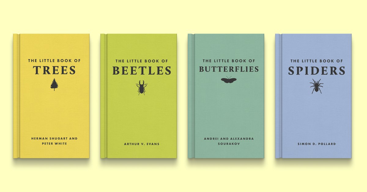 We’re thrilled to announce a new PUP series, Little Books of Nature, which will debut next spring with four positively beguiling volumes about trees, beetles, butterflies, and spiders. hubs.ly/Q027K-4f0