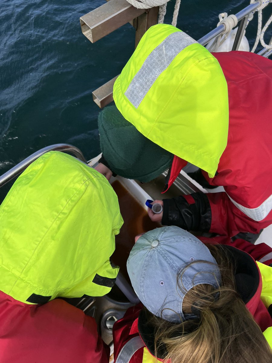 It’s heads down and busy tweezers on spring #plankton surveys in the #Falklands #DarwinPlus #ClimateChange project aboard RV Jack Sollis.