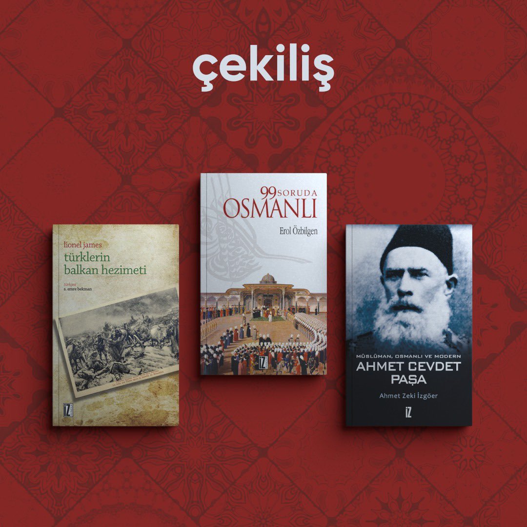 📣 ÇEKİLİŞ VAR!

Bu tweet'i RT'leyerek hesabımızı ve <a href="/izyayincilik/">İz Yayıncılık</a>’i takip eden eden 1 kişiye, aşağıdaki görselde yer alan kitapları hediye ediyoruz.

Son katılım: 8 Kasım 📚