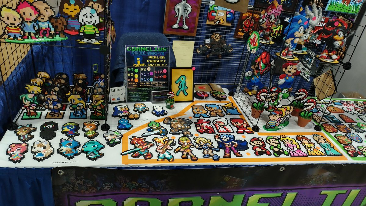 CorneliusPixelC's tweet photo. All set up here at @ricomiccon!!
We're in the lower concourse of the AMP this year, come say hi! https://t.co/q0QzpRltZp