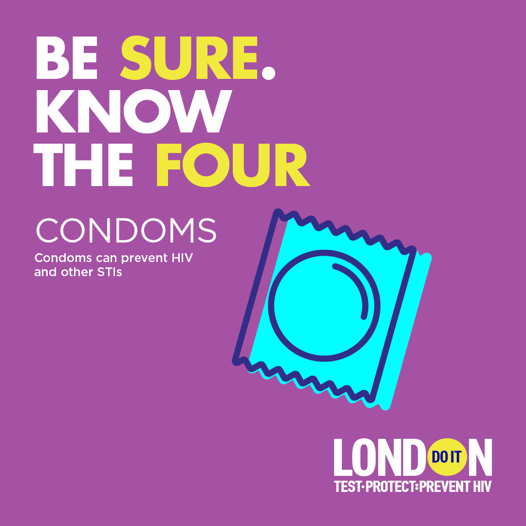 Get tested and use condoms to protect yourself from HIV & STIs if you are sexually active with new or casual partners. Visit @doitldn at: bit.ly/3SrgfrA and find out more about HIV prevention.