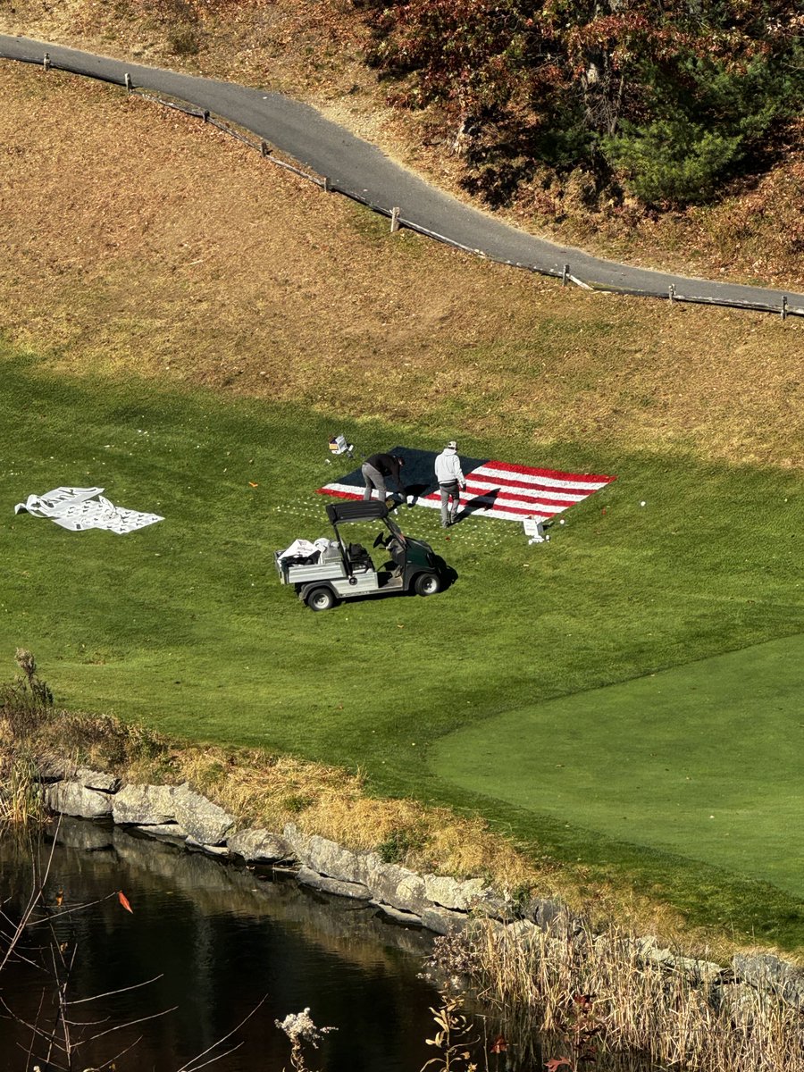 bbarrington1's tweet photo. Getting things set for tomorrow’s Military Appreciation Day at Red Tail Golf Club in Devens MA. ⁦Thanks to all who support! ⁦@AtlanticGandT⁩ ⁦@wwiieducenter⁩ https://t.co/abAndNqxcp