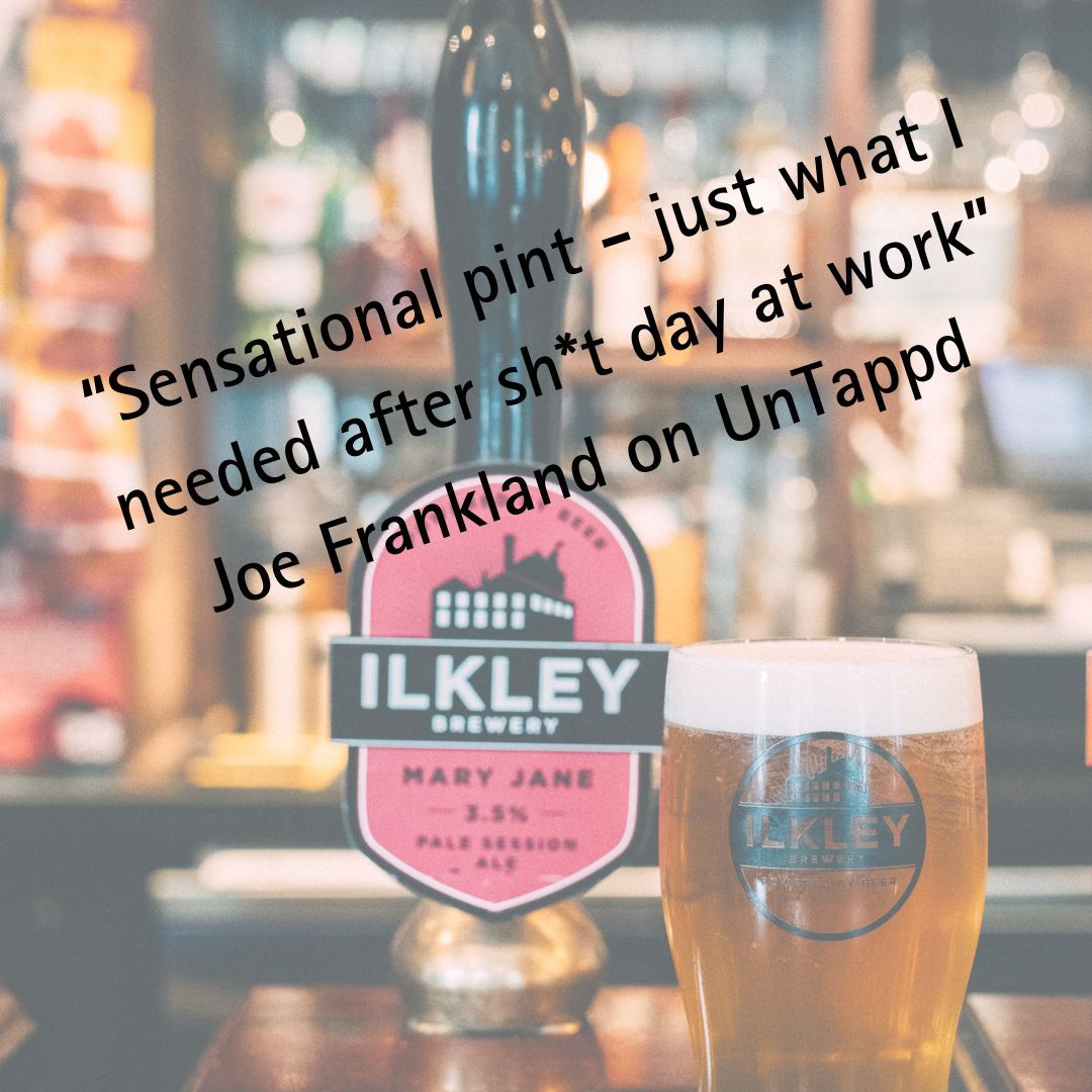 Ilkleybrewery's tweet photo. Can't say fairer than that!!
Thanks Joe, glad we made your day better...
Get yer'sel down to the pub and see what Joe's on about...
#poweredbybeer #poweredbypeople #poweredbypubs #poweredbypints
#ilkleybrewery #yorkshirebeer #caskale #realale #maryjane https://t.co/Ofu9eM6plz